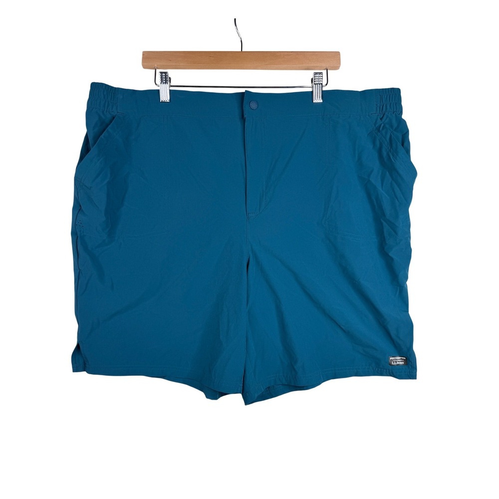 NWT LL Bean Women's UPF Tech Outdoor Hiking Shorts size 22W Plus Blue